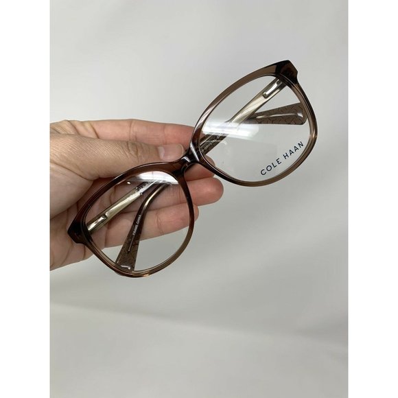 Cole Haan Eyeglasses CH5001 (231) Crystal Brown 54 [] 15 135 Flex Hinges Demos - Picture 11 of 11